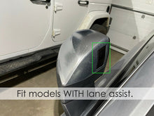 For 2018-2023 Audi Q5 SQ5 Q7 Matte Chrome Side Mirror Caps w/ Lane Assist