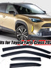Luxury Weather Shields for Toyota Yaris Cross 2020-Onwards Weathershields