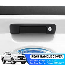 Tailgate Handle Cover Trim w/ Keyhole For Ford Ranger 2012-2022 XLS XLT Wildtrak