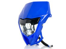 LED Headlight w/ Blue Fairing For Yamaha WR250F WR450F 2008-2025 2026 Hi-Lo Beam
