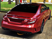 CLS63 Rear Diffuser + Black Exhaust Tips For Mercedes CLS W218 CLS500 CLS550 CLS600 AMG 2015-2018