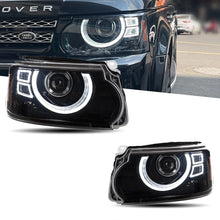 Pair LED Headlights For Land Rover Discovery 3 4 2010-2016 Without AFS Front Head Lamp L+R