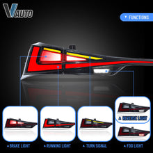 Smoked LED Tail Lights w/Animation For 2014-2019 Lexus IS250 300h 350F