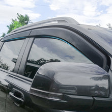 4pcs Tinted Black Weather Shields Weathershields for Ford Ranger Next-Gen 2022-2024 Dual Cab