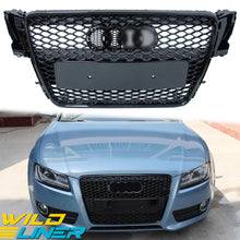 RS5 Honeycomb Black Front Grill For 2008-2012 AUDI A5 S5 B8 8T fg100