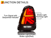 LED Rear Tail Lights For 2011-2015 BMW Mini Cooper R56 R57 R58 R59