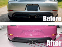 Black Triple Exhaust Tip For Porsche 718 Cayman Boxster 2017-2026