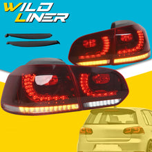 LED Taillights for VW Golf MK6 2008-2013 with Sequential Turn Signals