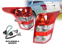 Pair LH+RH Tail Light Rear Lamp For Mitsubishi Triton MQ 2015-2018