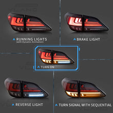 Pir For Lexus RX 350 450 H 2010-2015 LED Tail Lights w/ Start-up Animation Rear Lamps