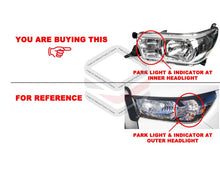 Pair LH+RH Head Light Headlight Lamp For Toyota Hilux Workmate Ute 2020~On