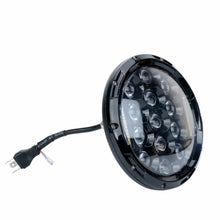 Pair 7'' Inch Round LED Headlights Hi/Lo Sealed Beam DRL Headlamps For Nissan Patrol GQ