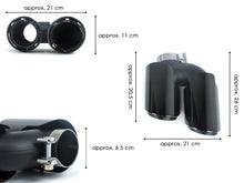 3-Layer Exhaust Tips Tail Pipes For Porsche Macan Base 2.0L 2019-2023 Brushed/Silver/Black