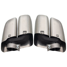 Turbo Style Square Exhaust Pipes Muffler Tips for Porsche Macan Base 2.0L 2019-2024
