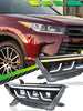 LED DRL Sequential Headlights Projector Assembly for Toyota Highlander 2012-2014