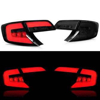 Smoke LED Tail Lights Smoked For Toyota Camry 2012-2014 Rear Lamps Assembly