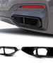 Gloss Black Exhaust Tips Replacement for BMW G11 G12 7 Series M Sport 2016-2019