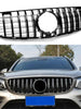 GTR Black Front Bumper Grille For Mercedes GLC W253 X253 GLC300 GLC350 2015-2019