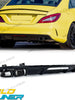 CLS63 Rear Diffuser + Black Exhaust Tips For Mercedes CLS W218 CLS500 CLS550 CLS600 AMG 2015-2018