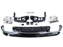 Gloss Black Rear Diffuser w/ Silver Exhaust Tips for Mercedes C207 E250 E400 E500 E550 Coupe AMG 2014-2017