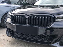 Glossy Black Front Kidney Grille Grill for BMW 5 Series G30 LCI 2021-2023 W/ Camera fg112
