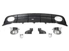 RS6 Style Rear Bumper Diffuser + Exhaust Tips For Audi S6 A6 S-line C7.5 2016-2018 di144