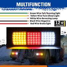 2x 75 LED Tail Lights Stop Indicator Reverse Lamp 12V Trailer Truck Ute Light