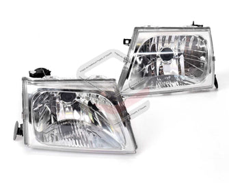 Set / Pair LH+RH Head Light Lamp For Toyota Hilux Ute SR5 4WD 2001-2005