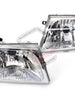 Set / Pair LH+RH Head Light Lamp For Toyota Hilux Ute SR5 4WD 2001-2005