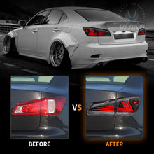 LED Tail Lights Smoked Fits Lexus IS250 IS350 ISF 2006-13 W/Animation Pair