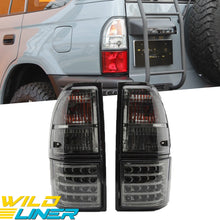 Pair Smoked Tail Light For Toyota Land Cruiser Prado J90 J95 1995-2003
