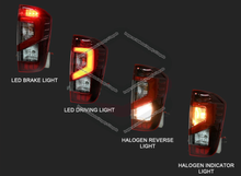Upgrade Red LED Pair Tail Light Lamps For Nissan Navara NP300 D23 2015-2020