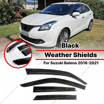 Weather shields Weathershields Window visors for Suzuki Baleno 2016-2022