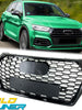 For 2018-2020 Audi Q5 SQ5 B9 Honeycomb Front Grille Bumper Mesh Grill Gloss Black