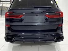 Gloss Black Rear Diffuser Lip for 2019+ BMW X7 G07 M Sport Bumper di120
