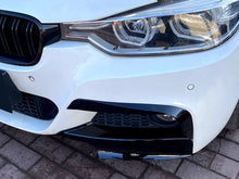 Black Front Bumper Splitter Air Vent Trim Canards for BMW 3-Series F30 F31 M-Sport 2013-2018