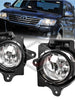 Full Set Fog Light Spot Driving Lamp KIT For Toyota Hilux 2011-2015 Black