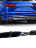 Black Stainless Steel Square Exhaust Tips for Audi Q7 3.0L V6 2016–2019 ( Gas Only)