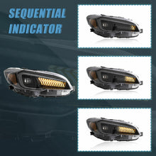 Amber LED Headlights DRL For  Subaru WRX 2015-2021 WRX STI 2015-2017