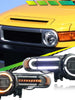 LED Headlights Assembly Startup Animation DRL for Toyota FJ Cruiser 2007-2015