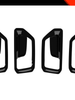 4pcs / Set Gloss Black Inner Door Handle Trim Cover For Toyota Land Cruiser FJ 2026+