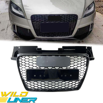 Honeycomb Front Mesh Grill Black For Audi MK2 TT 8J 2006-2014 fg138