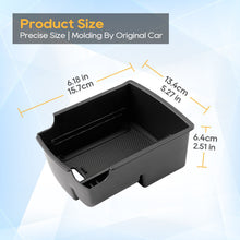 Car Center Armrest Storage Box Organizer Tray For 2019-2025 Hyundai Venue