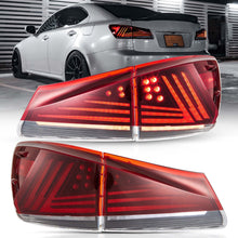 LED Red Taillights For Lexus IS250/300 2006-2013 Sequential & Start-up Set