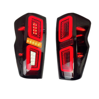 Smoked LED Tail Lights Rear Lamp Pair For Isuzu D-Max DMax RG 2020-2024