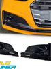 Pair Front Bumper Fog Light Grille Trims w/ ACC Audi A5 S-Line / S5 2017-2019
