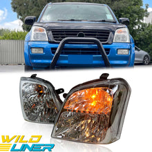 Pair Front LED Headlights Head Lamps For Holden Rodeo RA 2003-2006