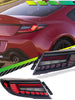 LED Tail Lights Assembly for Subaru BRZ/Toyota GR86 2022-2024 Rear Brake Lamps