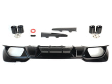 Gloss Black Rear Diffuser & Exhaust Tips for BMW G20 Sedan M340i 2019-2022