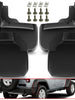 4x Front & Rear Mud Flaps Splash Guards Mudflaps for Jeep Wrangler JK 2007-2016